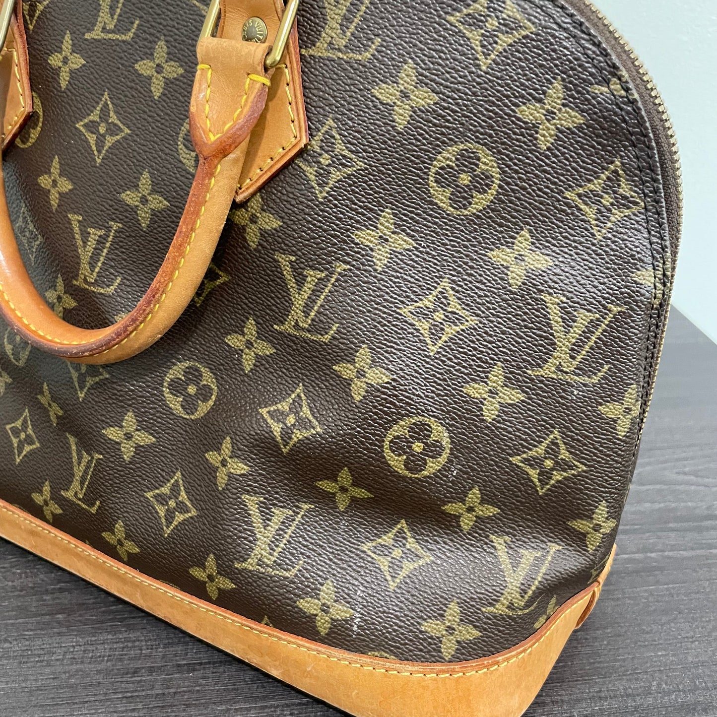 SOLD! Louis Vuitton Monogram Alma with Lock & Key