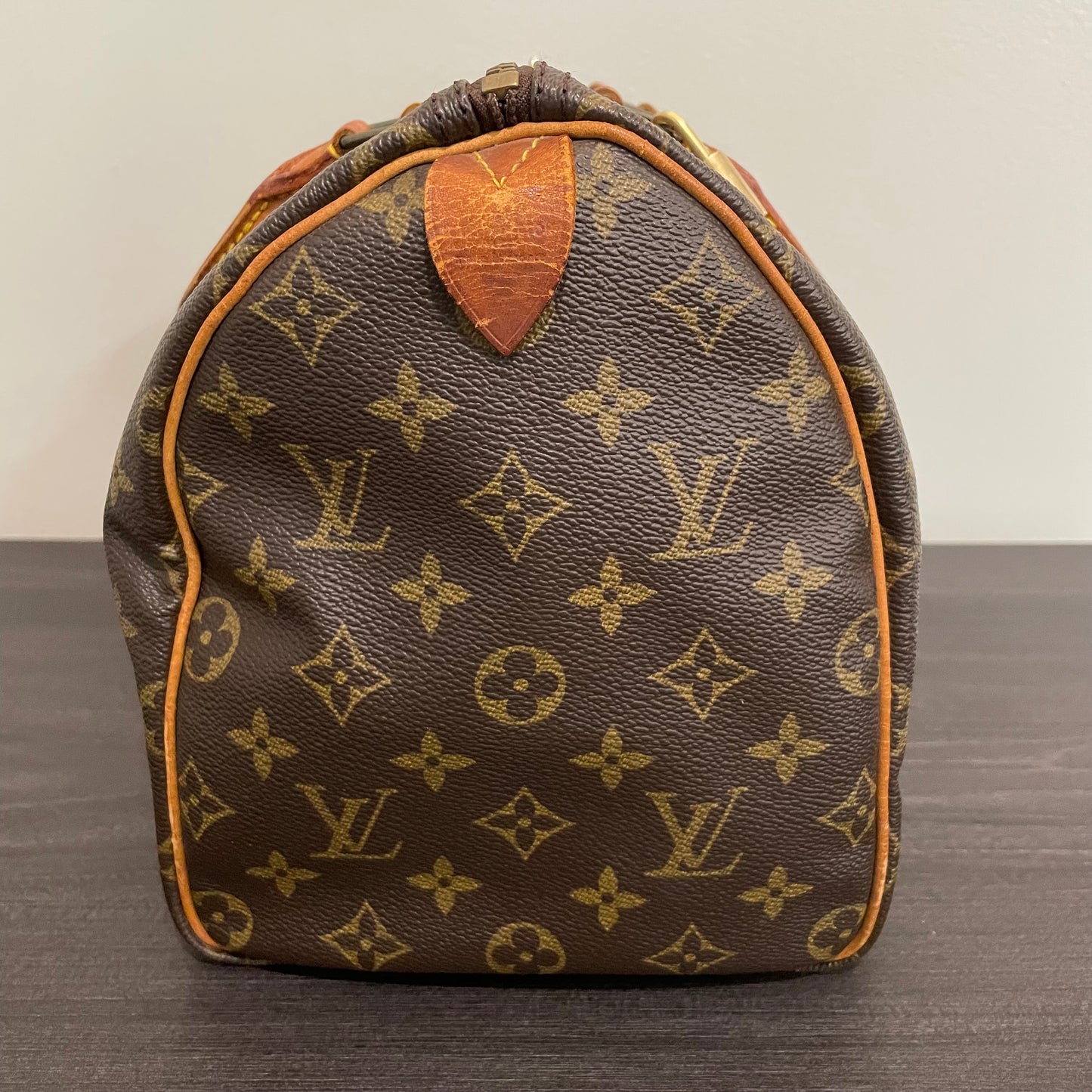 SOLD! Louis Vuitton Monogram Speedy 30 with Lock & Key