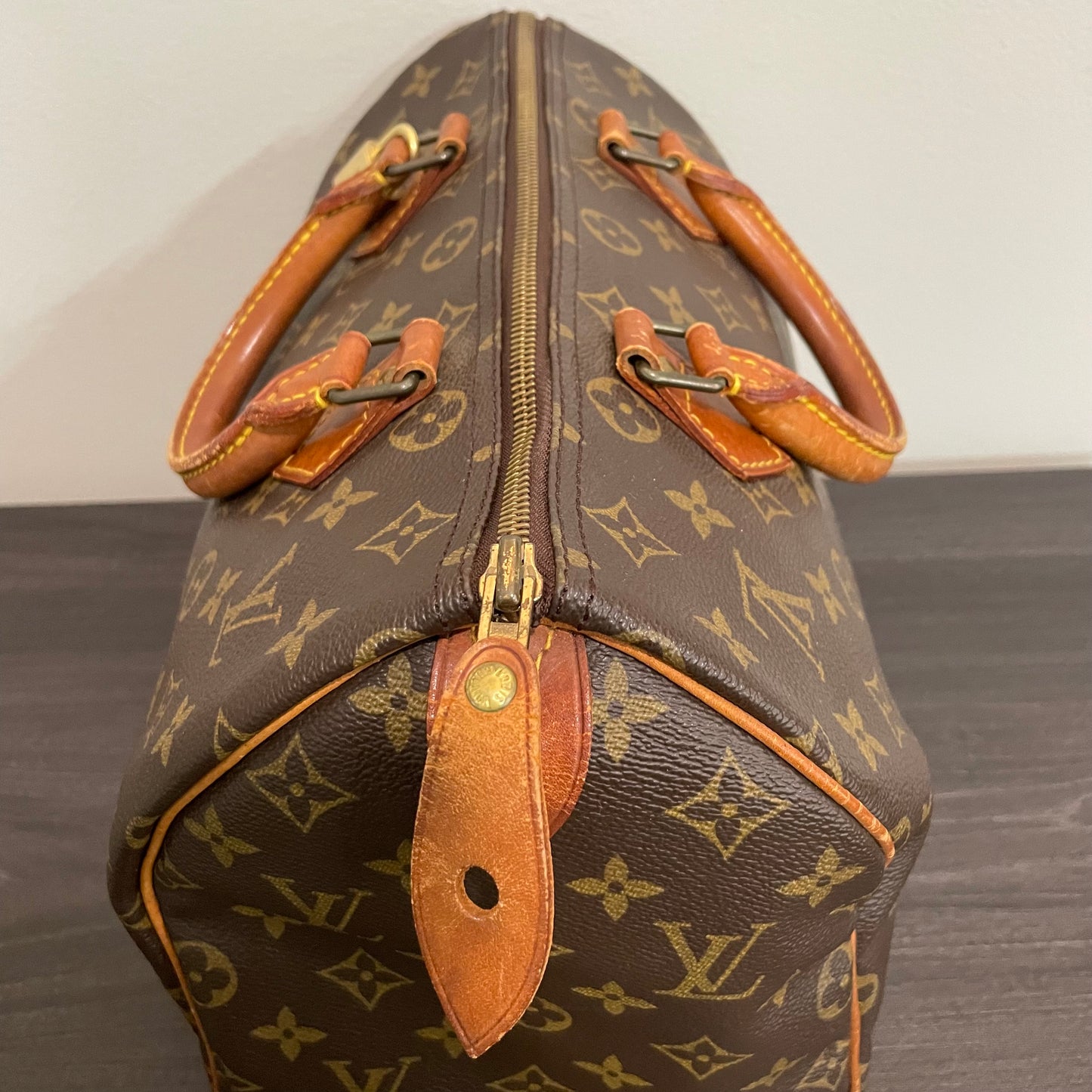 SOLD! Louis Vuitton Monogram Speedy 30 with Lock & Key