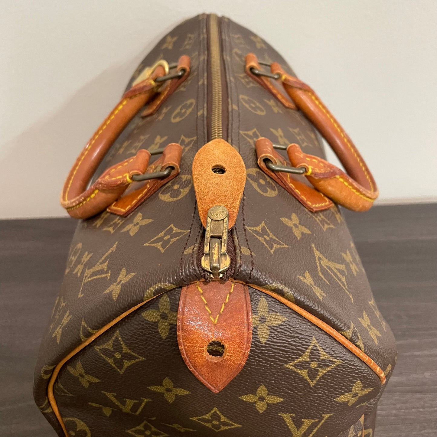 SOLD! Louis Vuitton Monogram Speedy 30 with Lock & Key