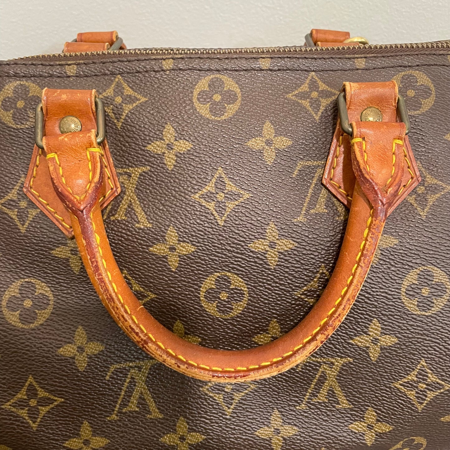 SOLD! Louis Vuitton Monogram Speedy 30 with Lock & Key