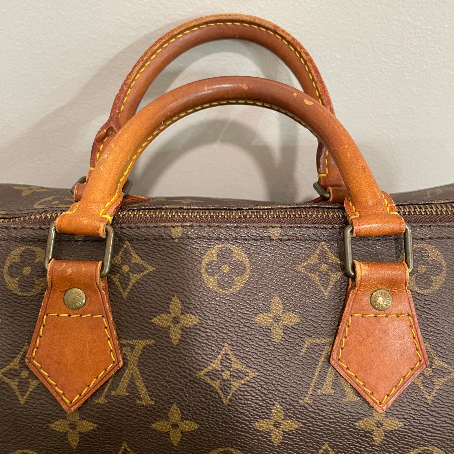 SOLD! Louis Vuitton Monogram Speedy 30 with Lock & Key