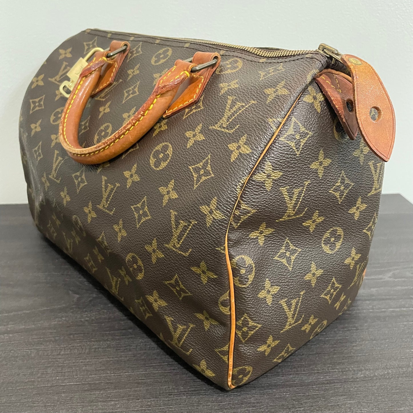 SOLD! Louis Vuitton Monogram Speedy 30 with Lock & Key