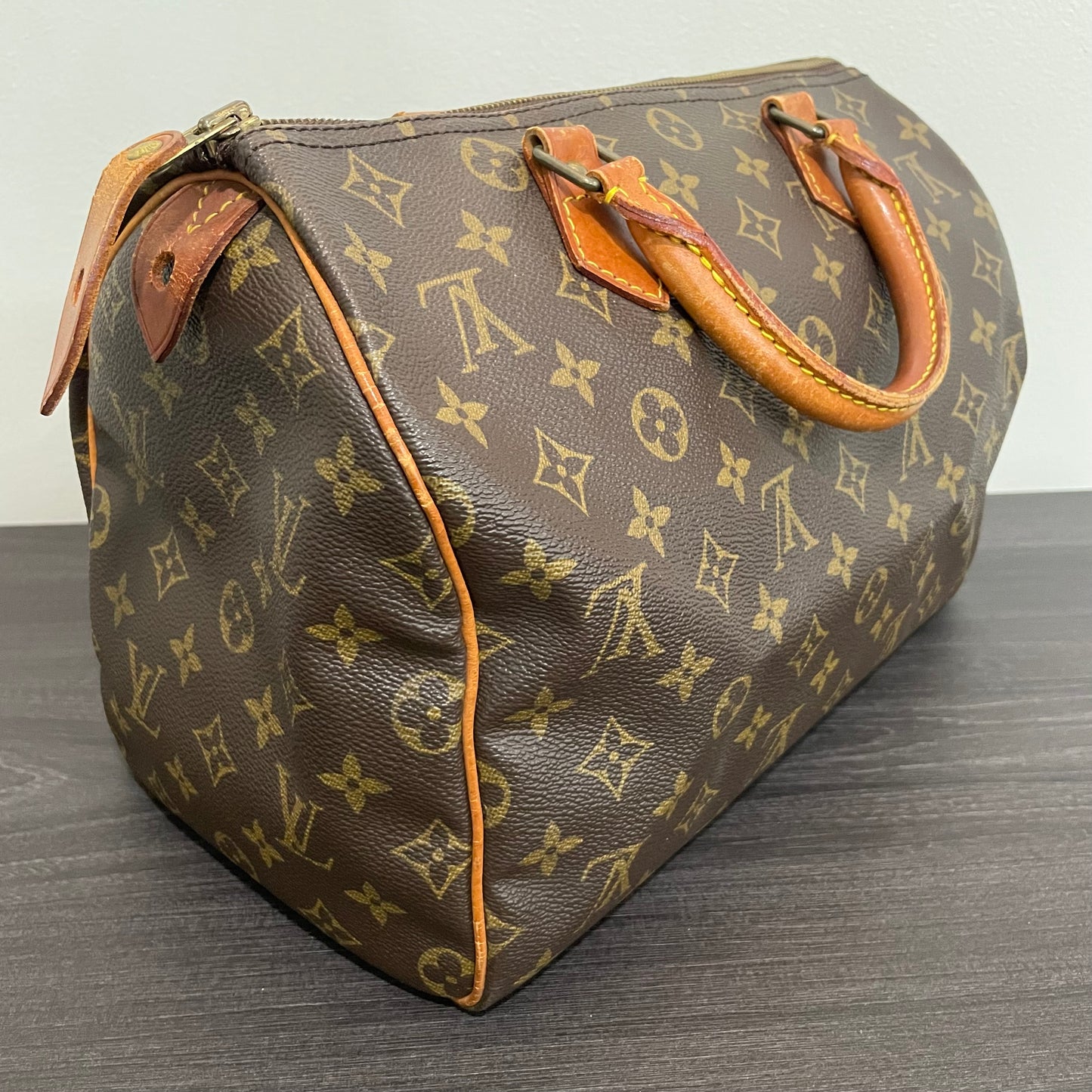 SOLD! Louis Vuitton Monogram Speedy 30 with Lock & Key