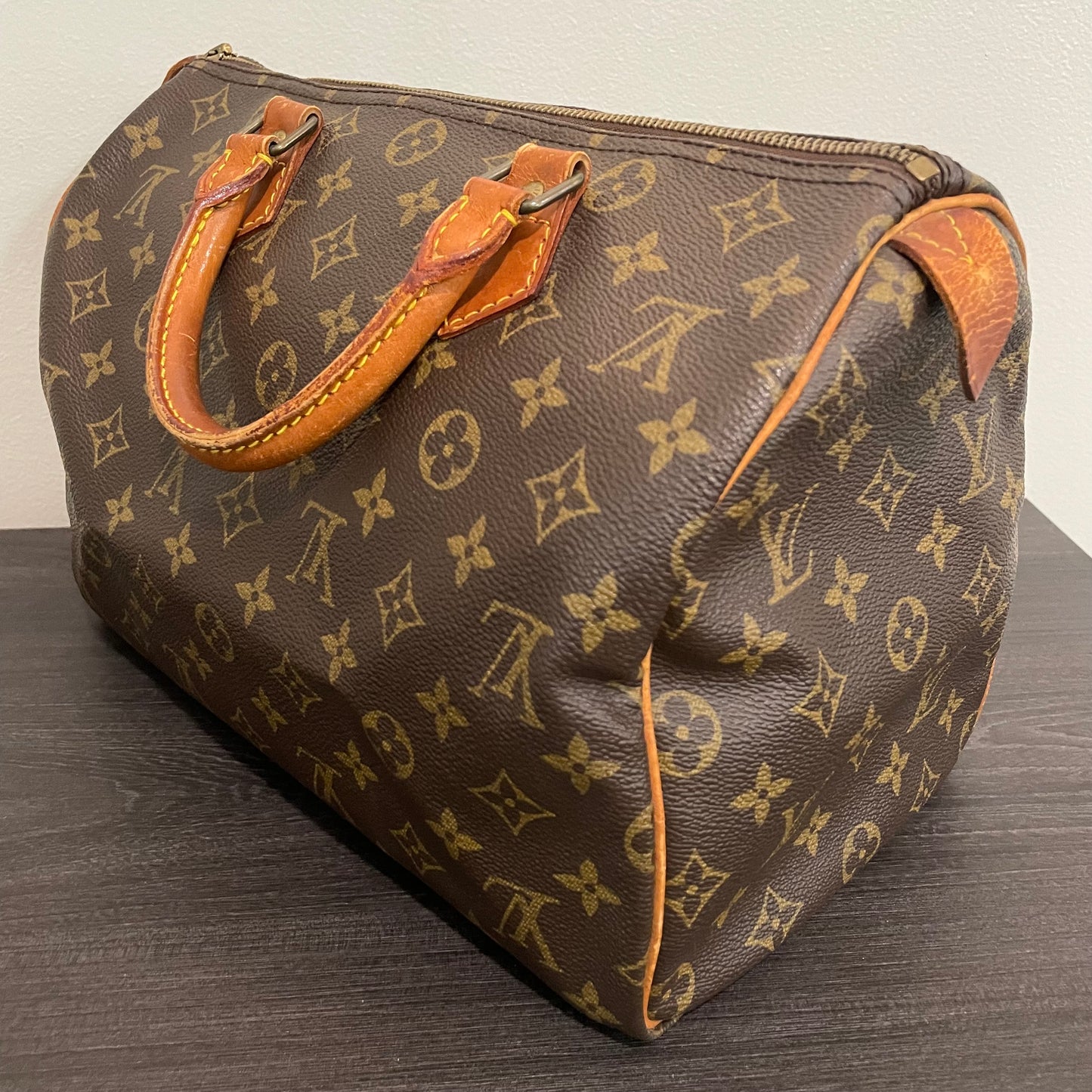 SOLD! Louis Vuitton Monogram Speedy 30 with Lock & Key