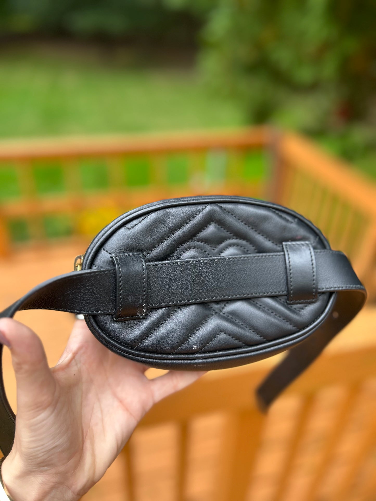 GUCCI Marmont Matelasse Belt Bag