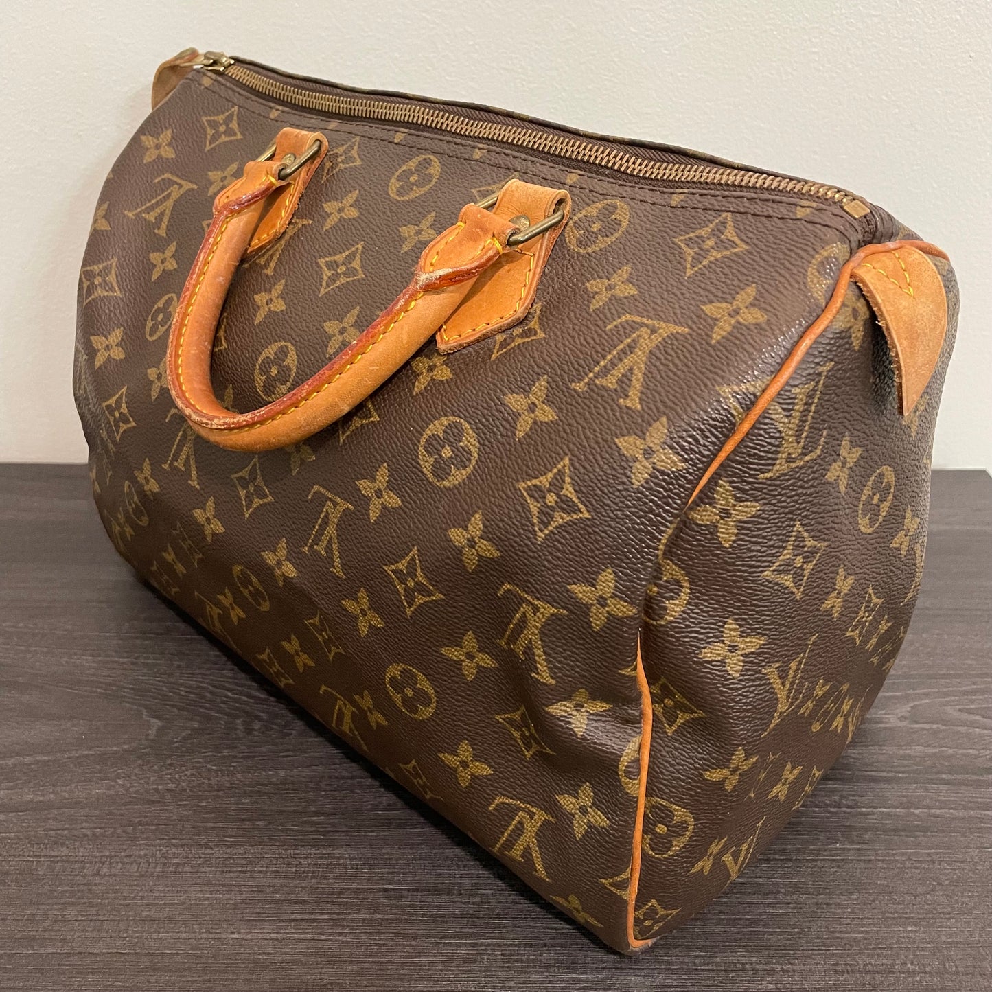 SOLD! Louis Vuitton Monogram Speedy 30 with Lock & Key
