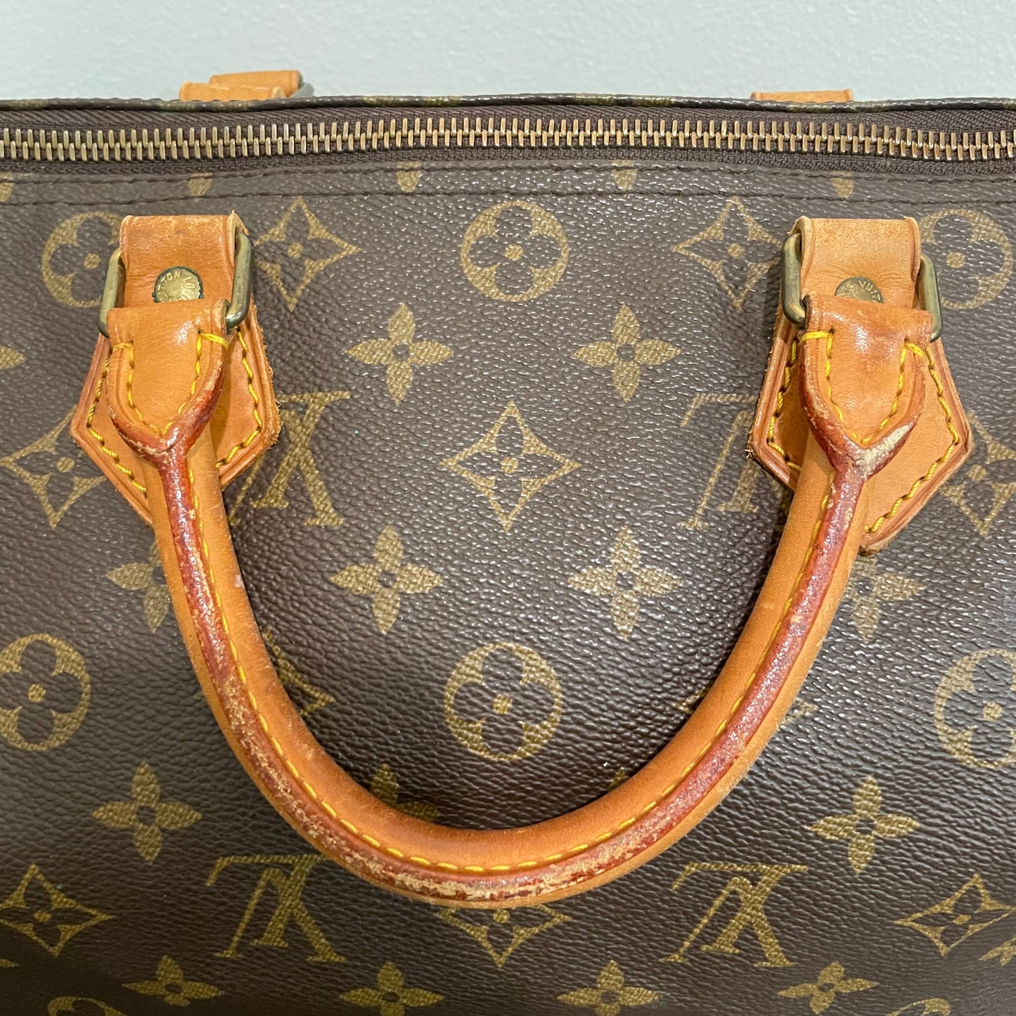 SOLD! Louis Vuitton Monogram Speedy 30 with Lock & Key
