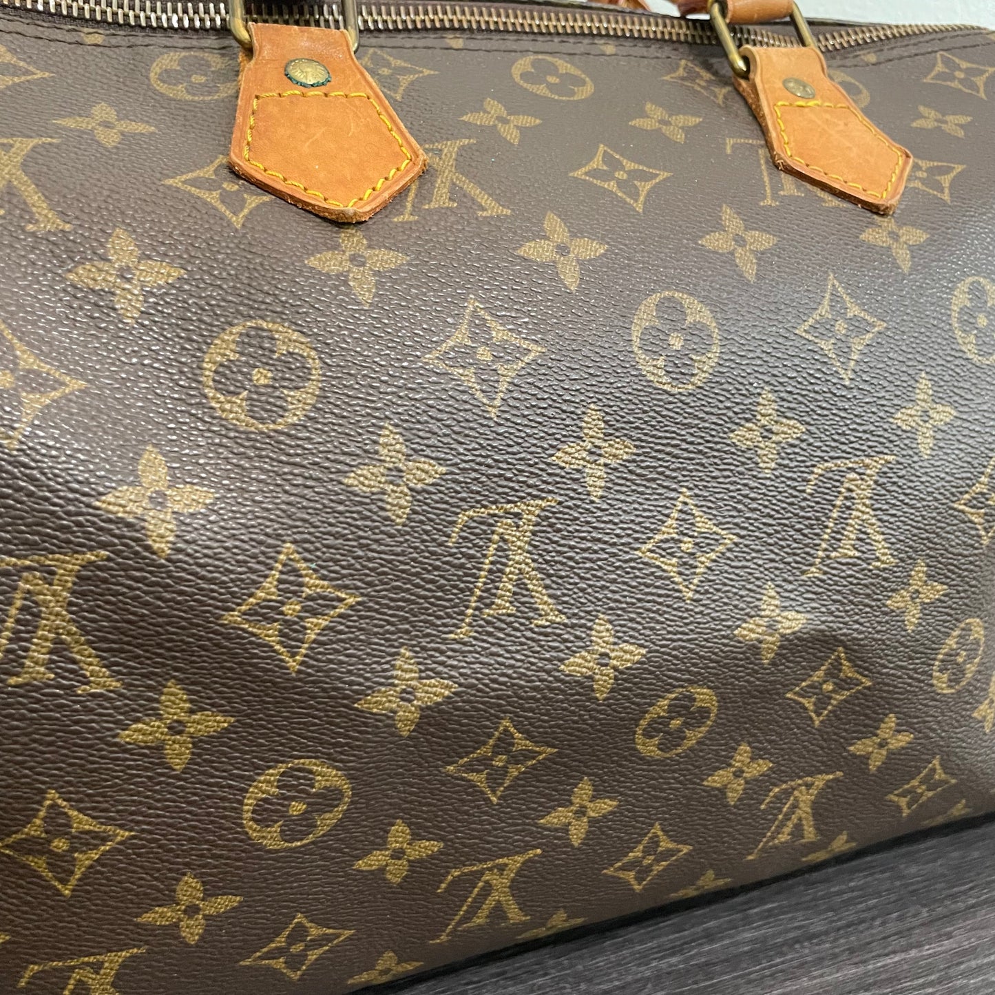 SOLD! Louis Vuitton Monogram Speedy 30 with Lock & Key