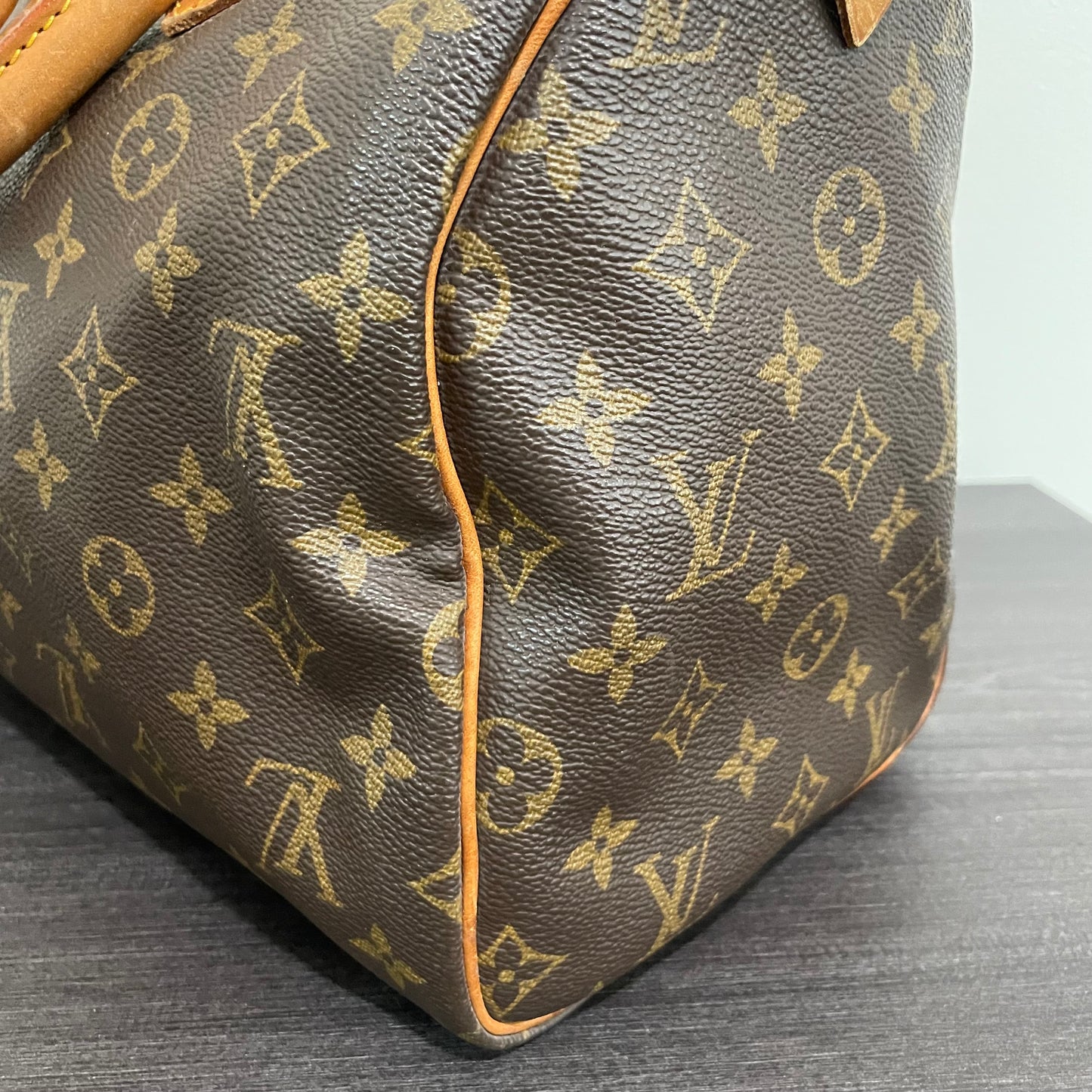 SOLD! Louis Vuitton Monogram Speedy 30 with Lock & Key