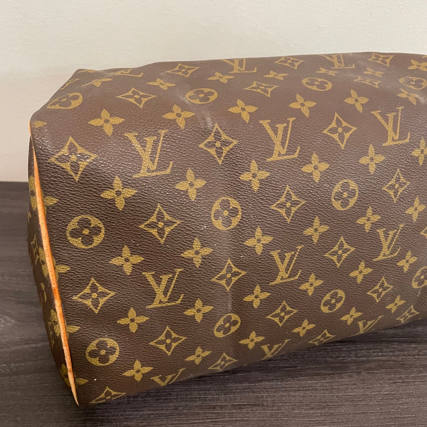 SOLD! Louis Vuitton Monogram Speedy 35 with Lock & Key