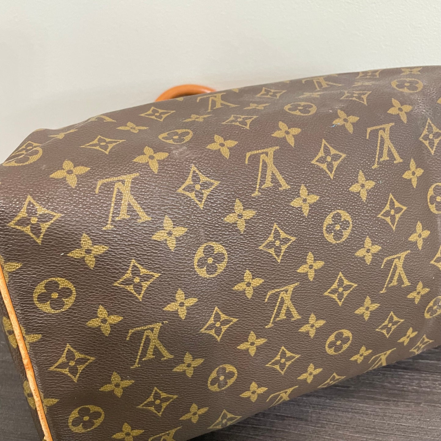 SOLD! Louis Vuitton Monogram Speedy 35 with Lock & Key