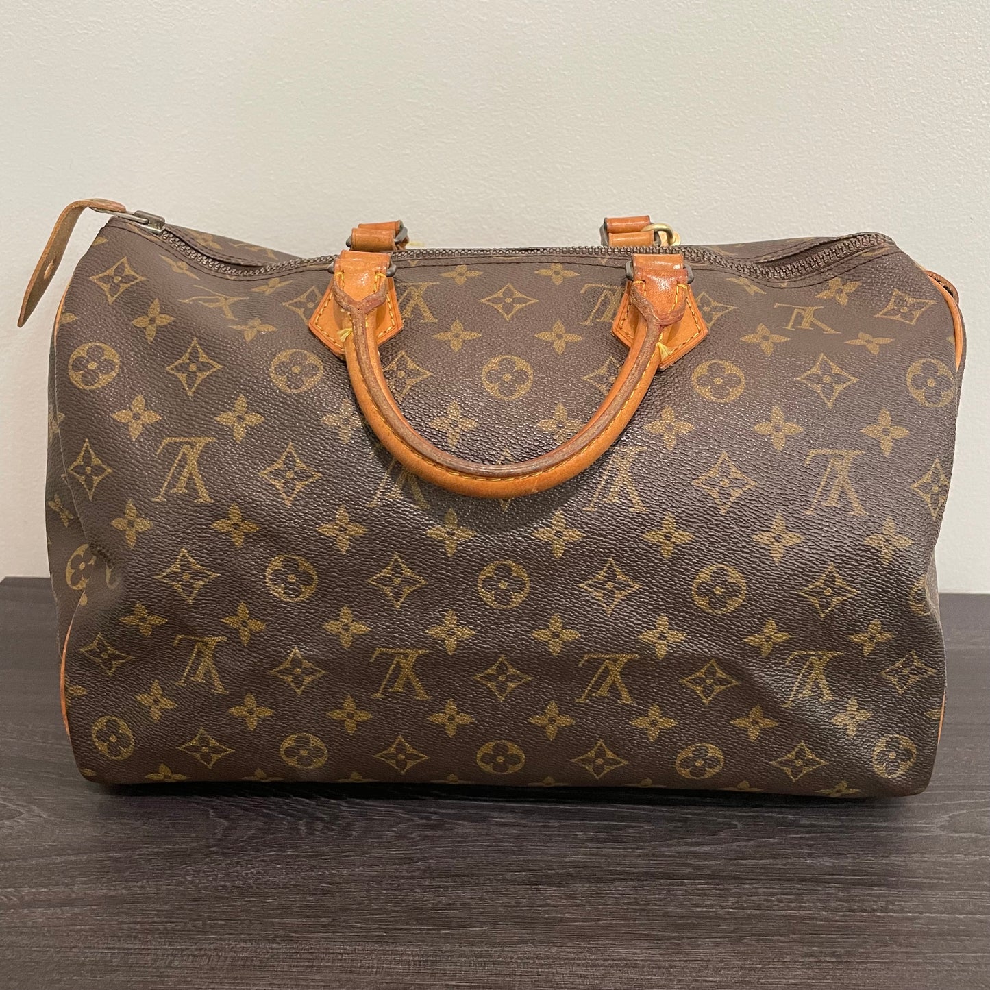 SOLD! Louis Vuitton Monogram Speedy 35 with Lock & Key