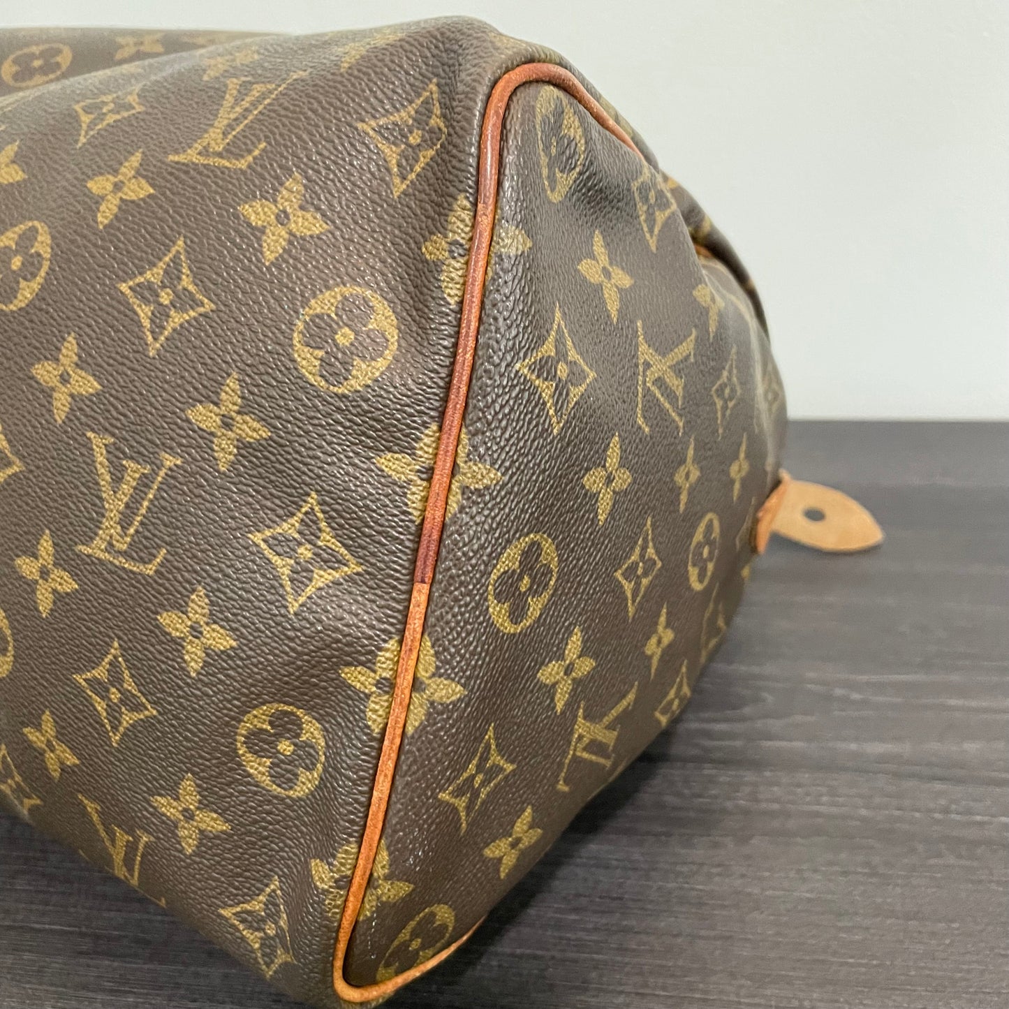 SOLD! Louis Vuitton Monogram Speedy 35 with Lock & Key