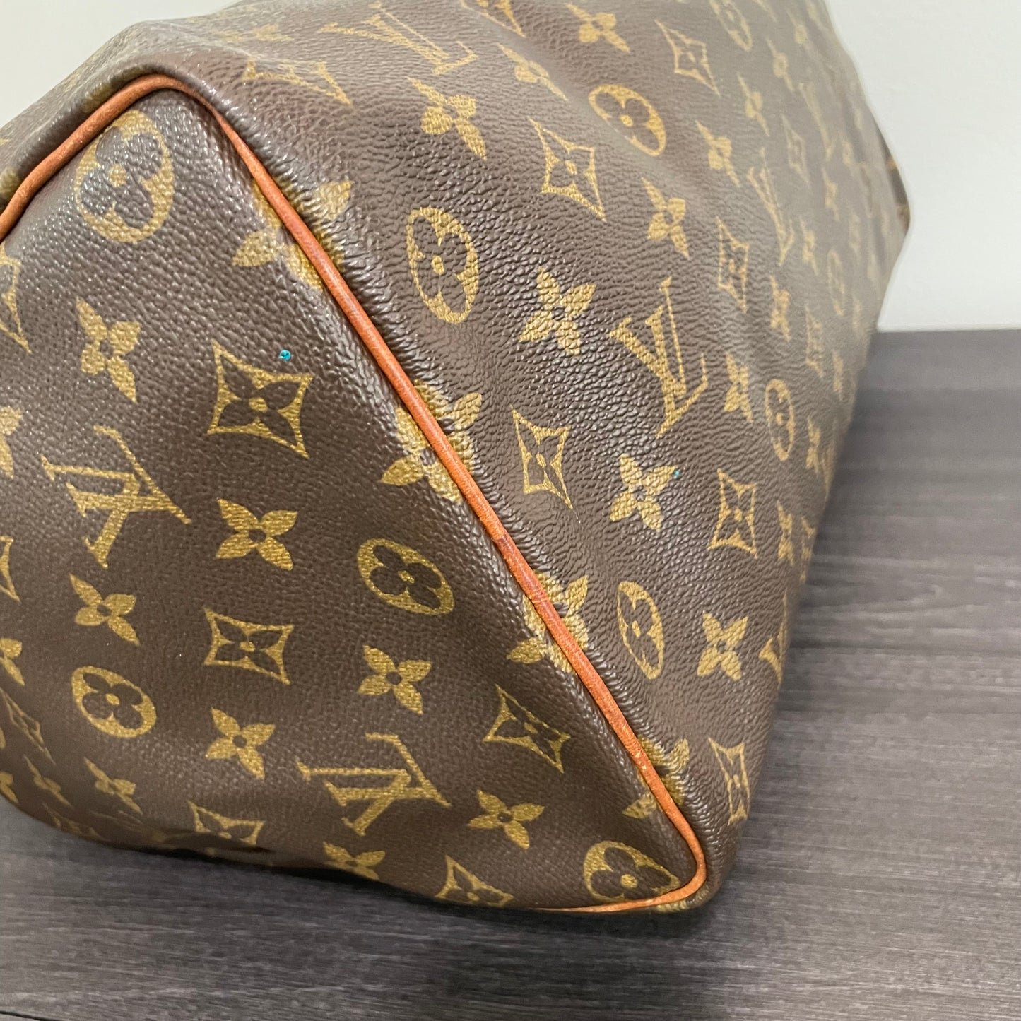 SOLD! Louis Vuitton Monogram Speedy 35 with Lock & Key