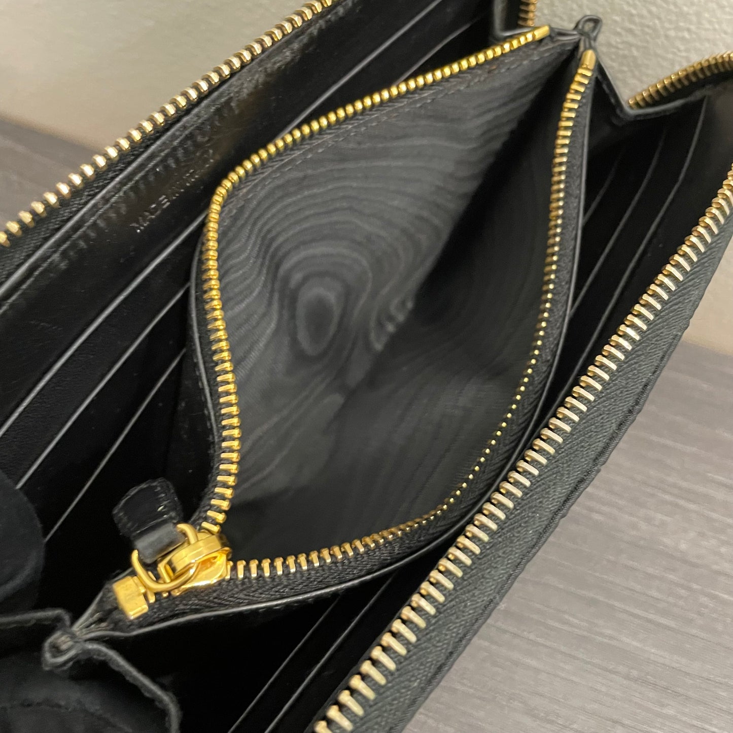 #134 PRADA Black Nylon Zippy Wallet