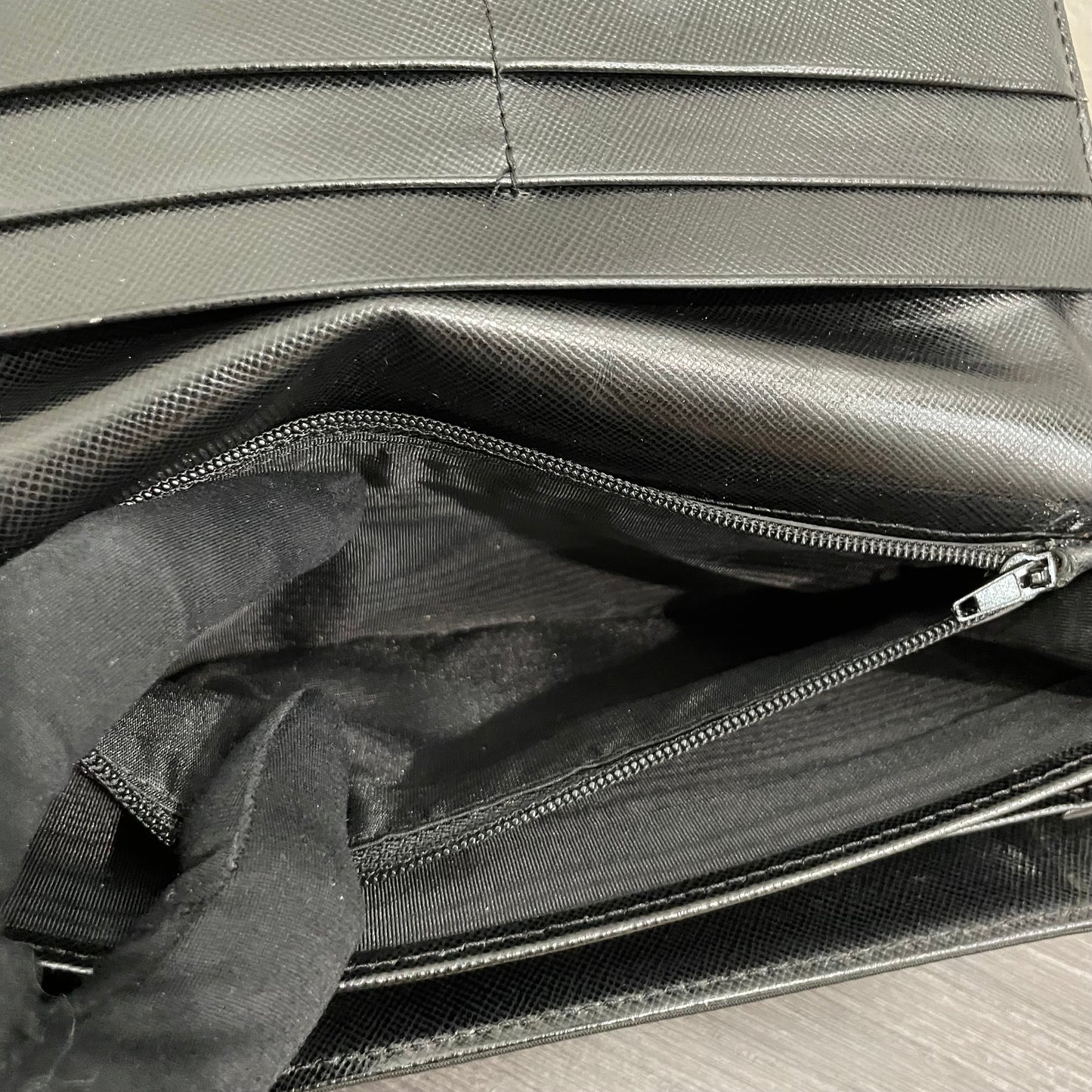 #135 PRADA Black Nylon Wallet
