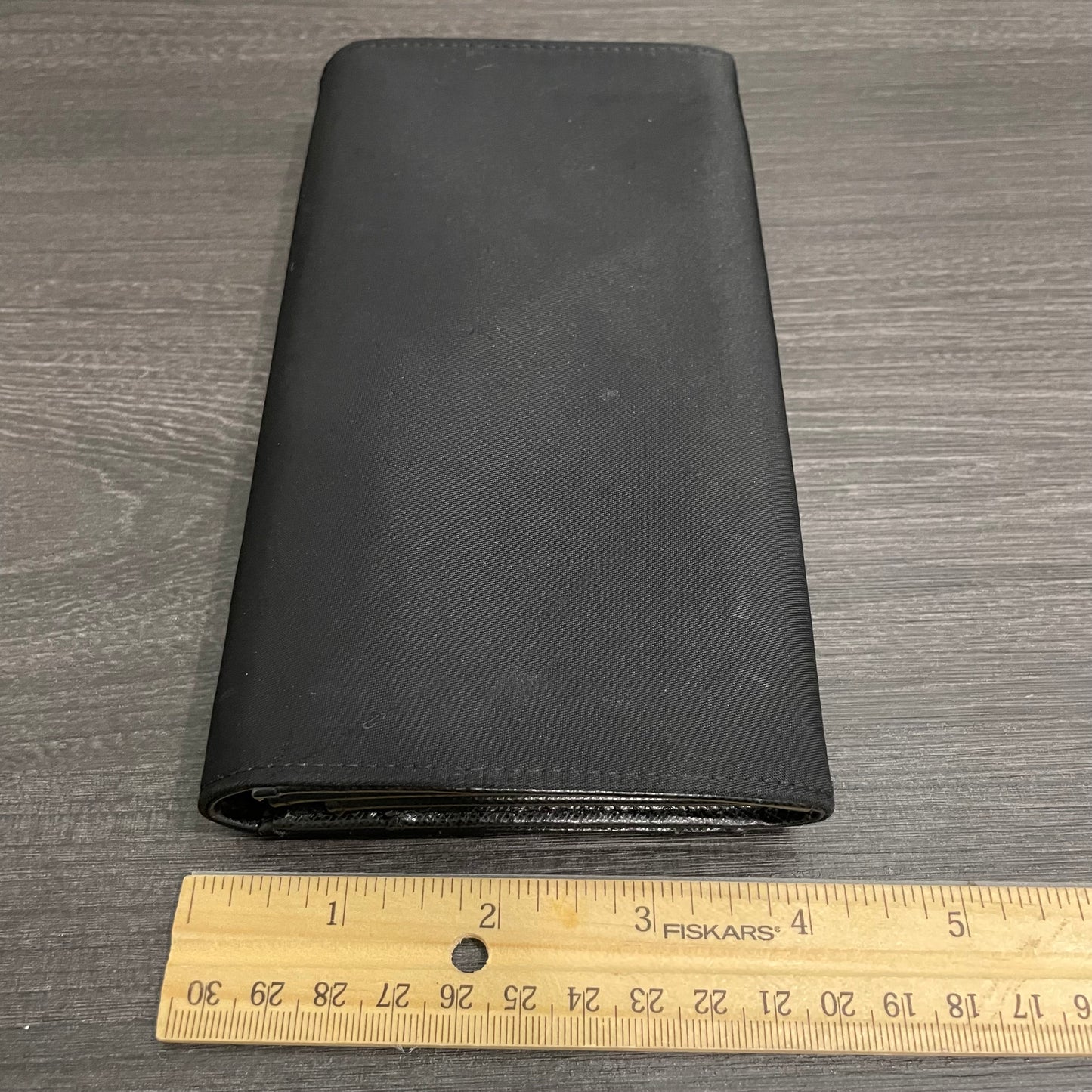 #135 PRADA Black Nylon Wallet