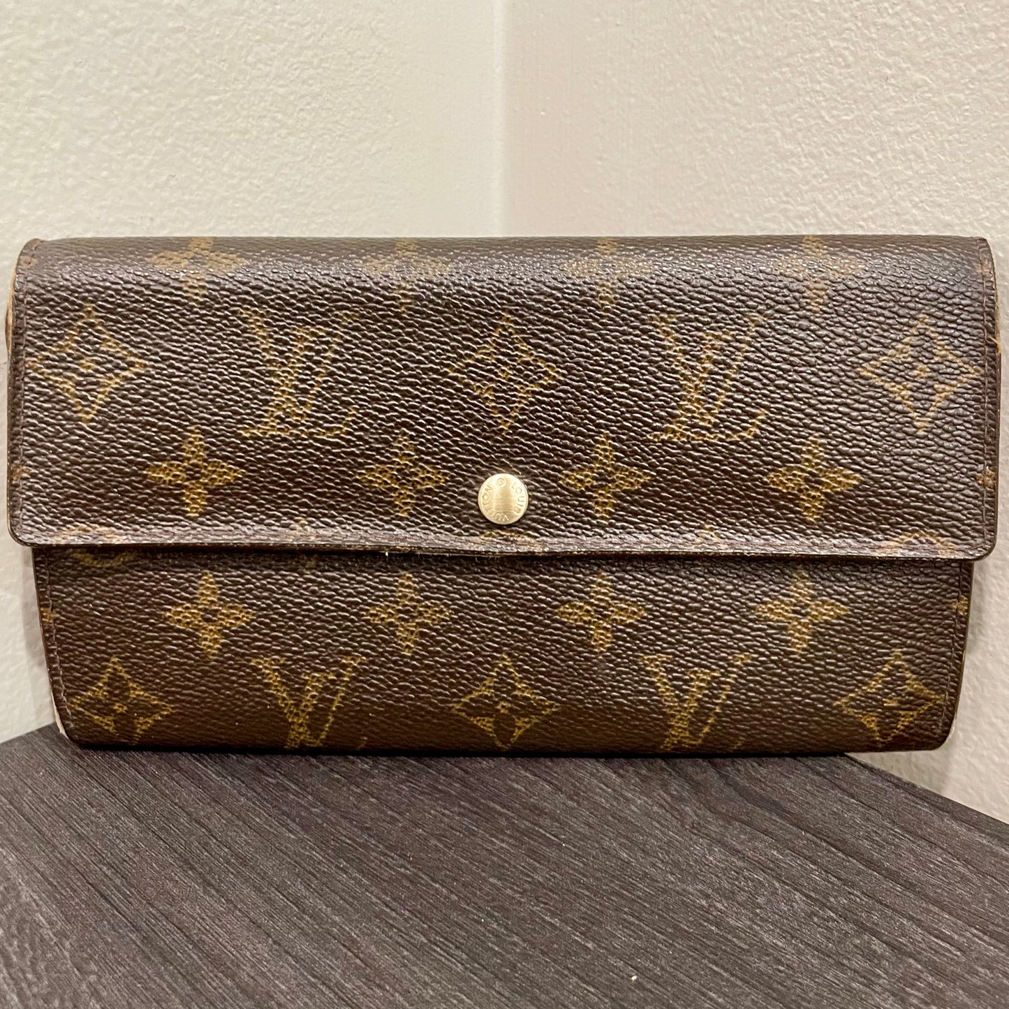 #148 LOUIS VUITTON Monogram Long Wallet
