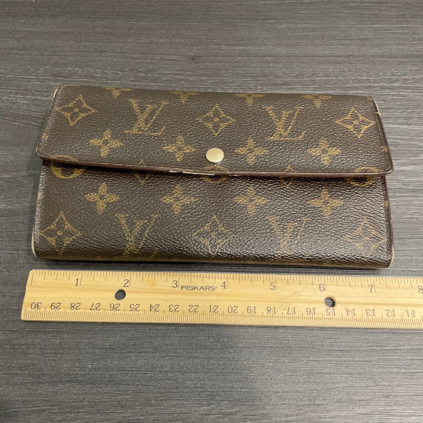 #148 LOUIS VUITTON Monogram Long Wallet