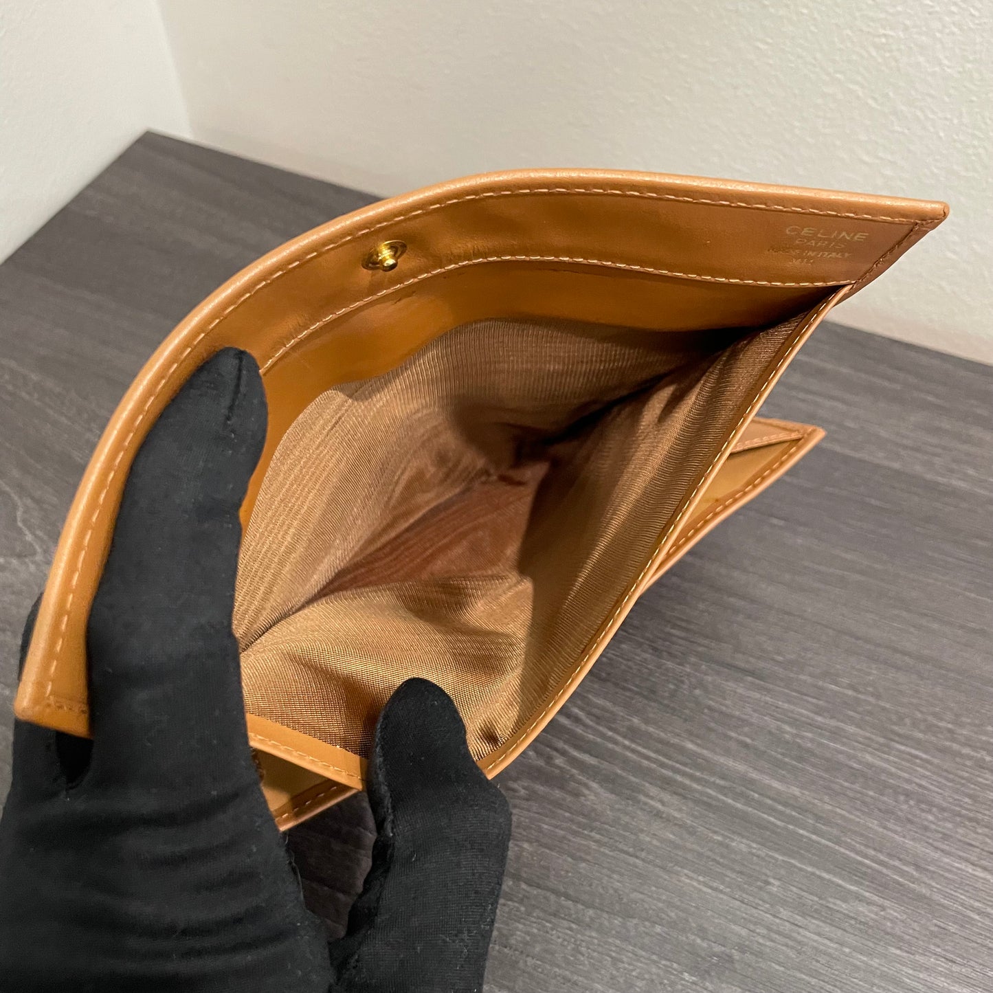 #149 CELINE Brown Long Wallet