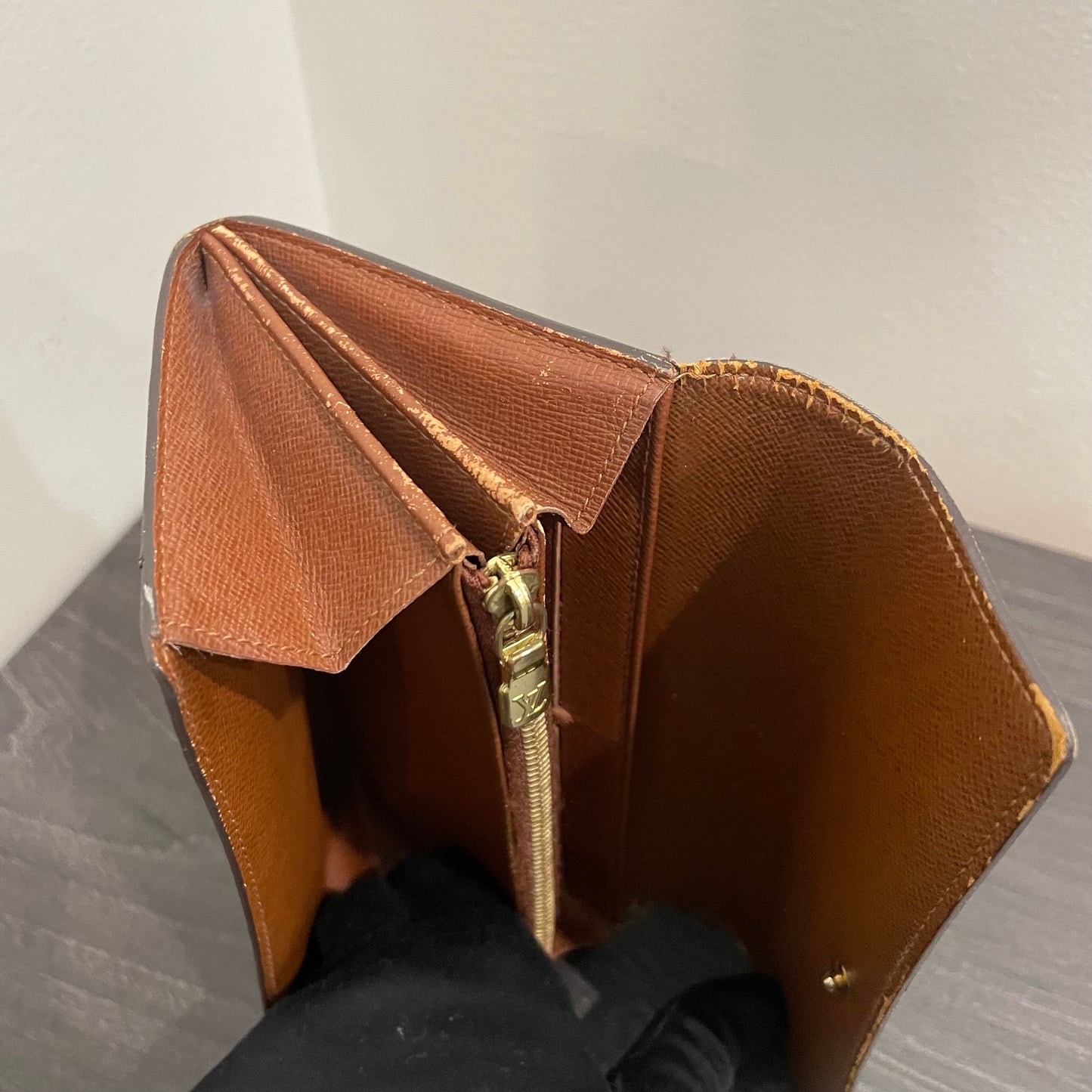 #177 LOUIS VUITTON Monogram Long Wallet