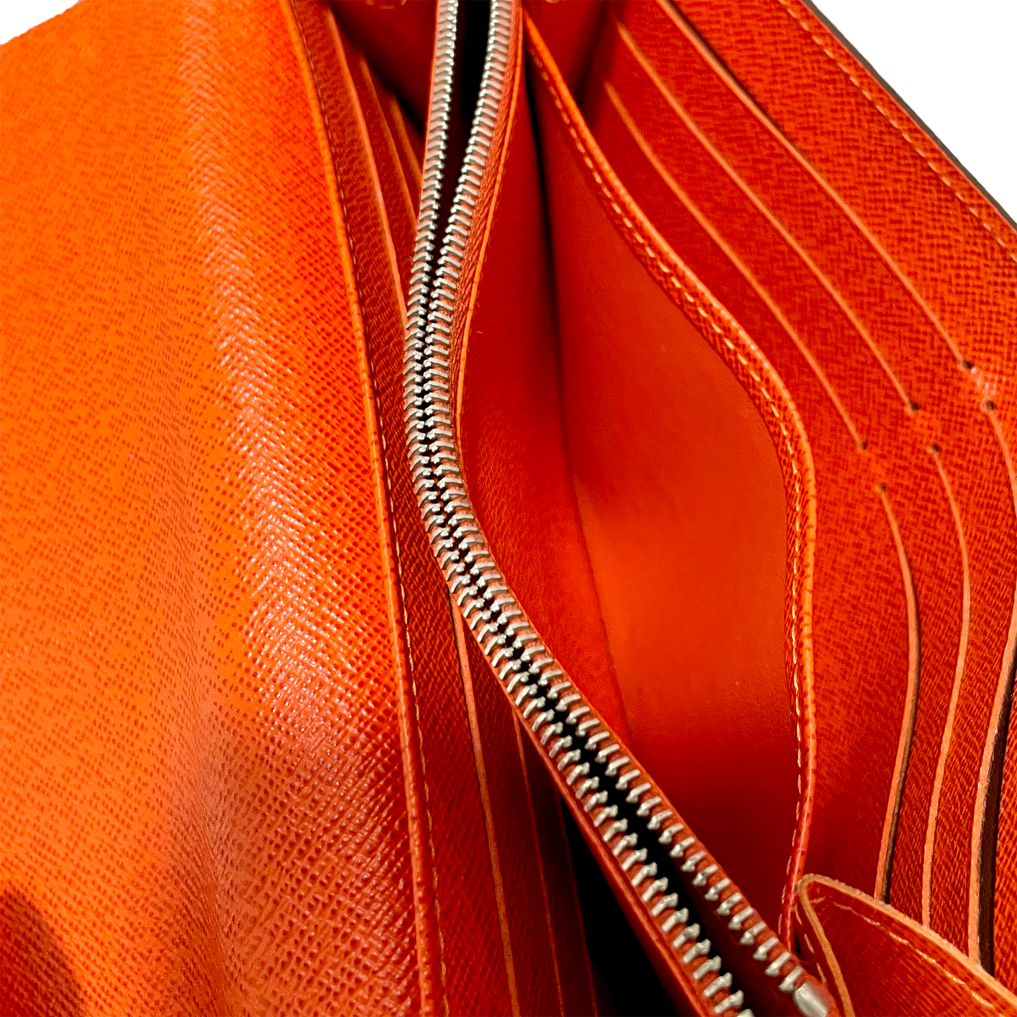 Louis Vuitton Orange Epi Leather Wallet