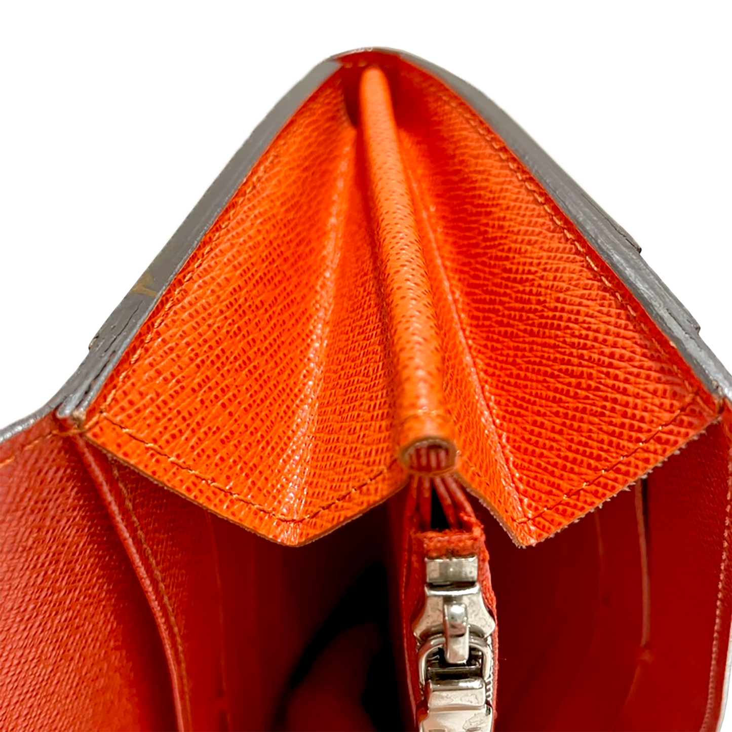 Louis Vuitton Orange Epi Leather Wallet
