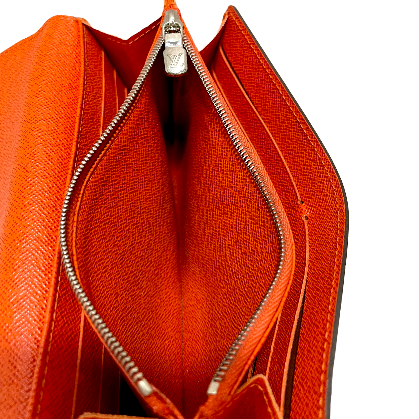 Louis Vuitton Orange Epi Leather Wallet