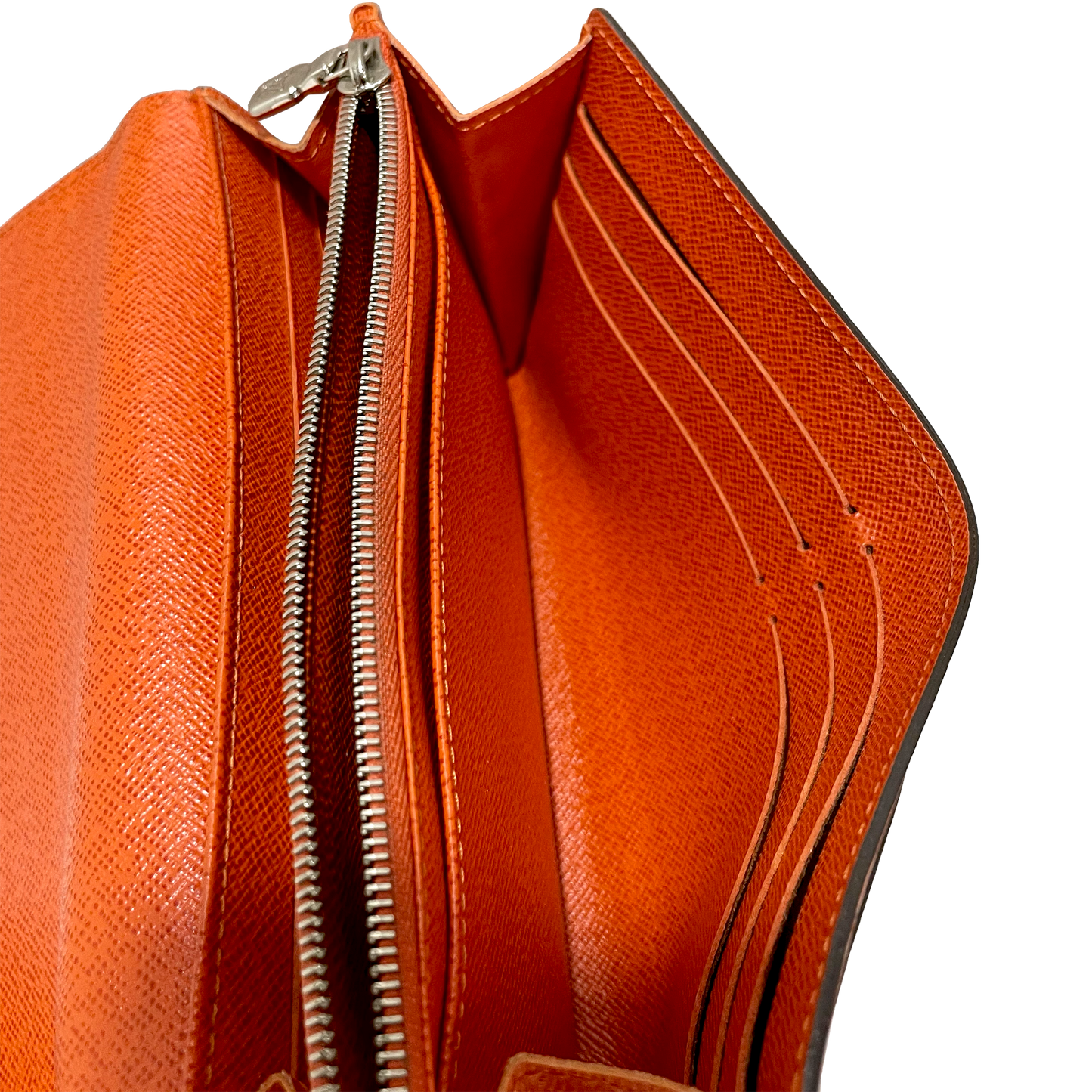 Louis Vuitton Orange Epi Leather Wallet