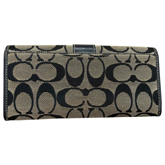 8812 COACH Black Wallet