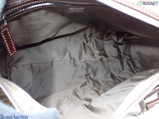 #1384 FENDI Zucca Canvas Boston Bag with Original Dustbag & Tags