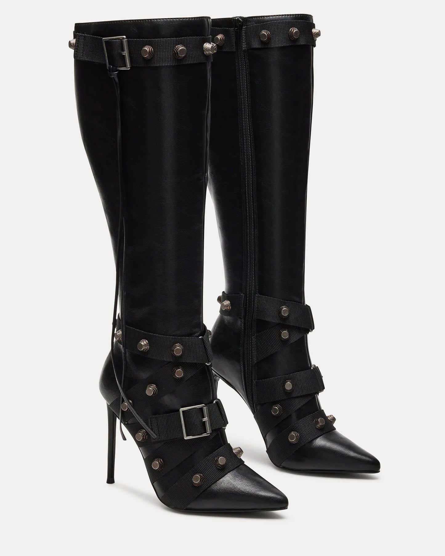 SOLD! Steve Madden Fink Vegan Leather Boots Size 6.5 U.S.