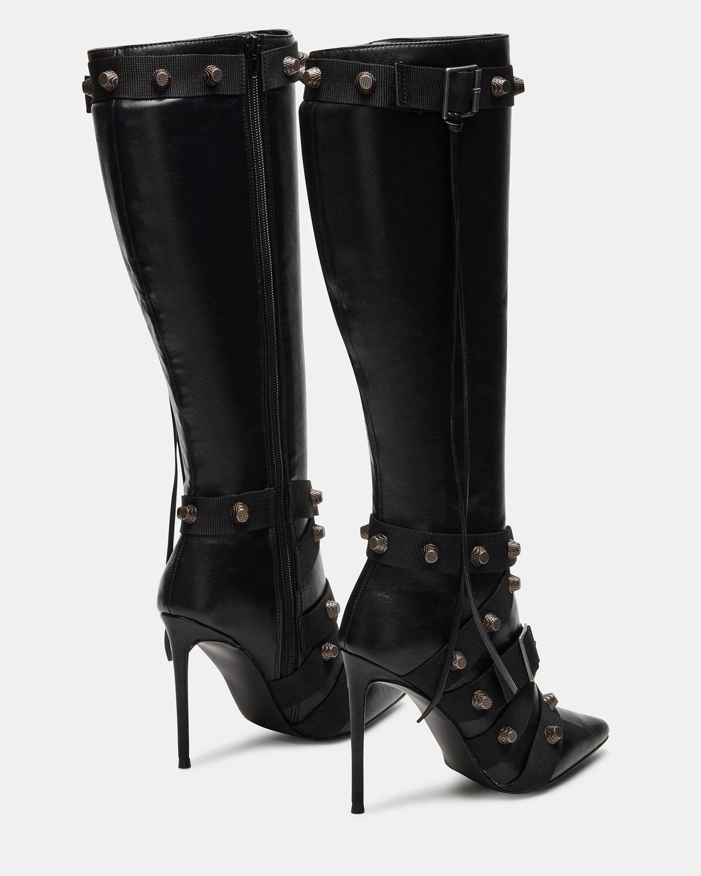 SOLD! Steve Madden Fink Vegan Leather Boots Size 6.5 U.S.