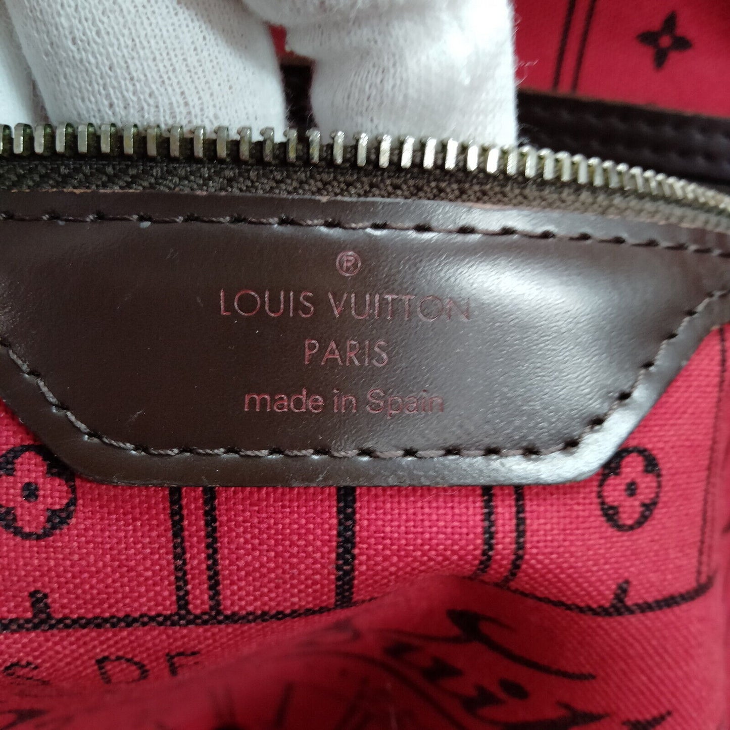 SOLD! Louis Vuitton Damier Ebene Neverfull MM