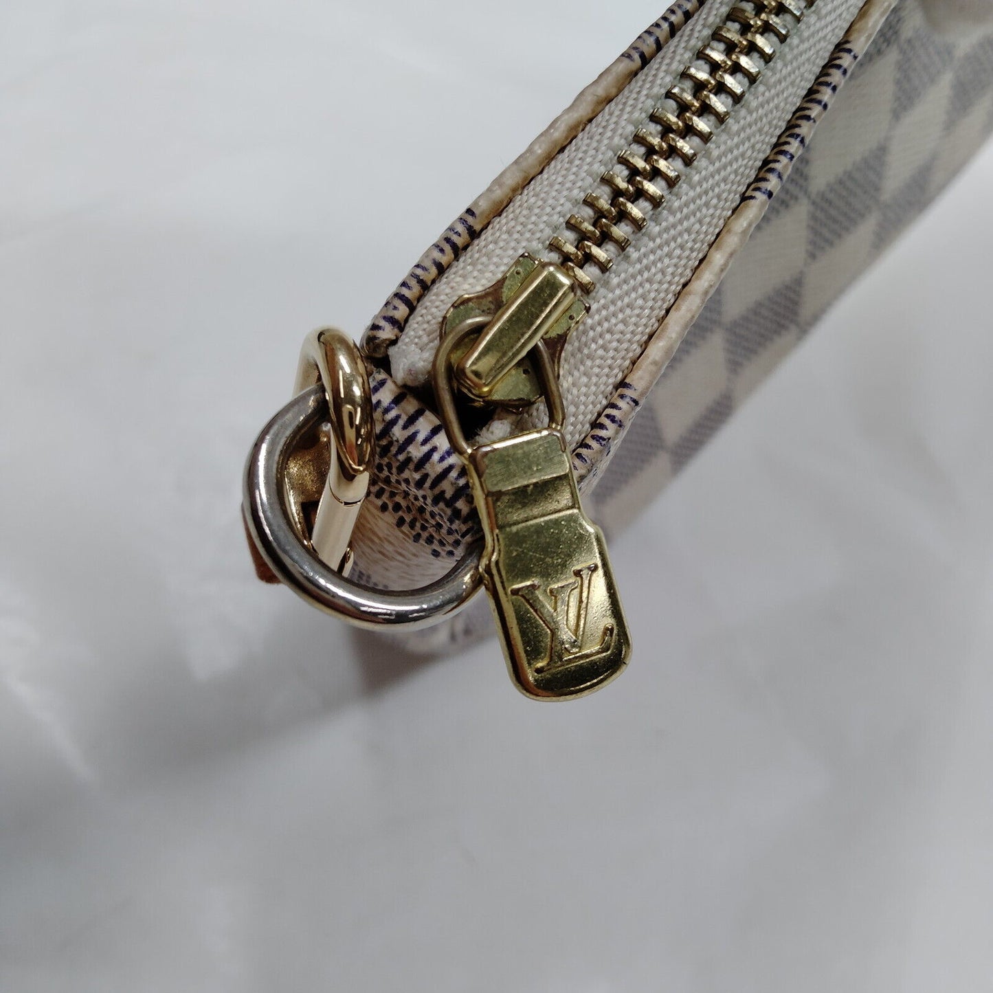SOLD! Louis Vuitton Damier Azur Pochette