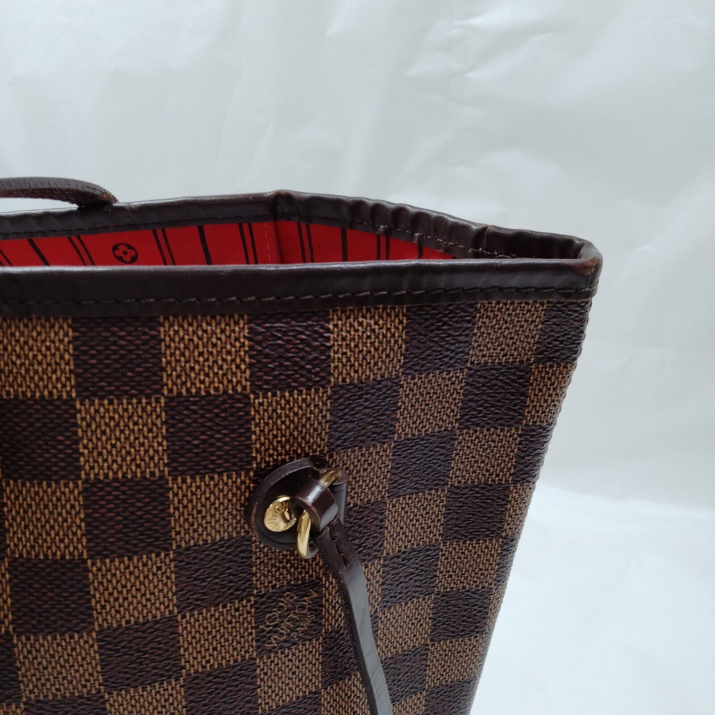 SOLD! Louis Vuitton Damier Ebene Neverfull MM