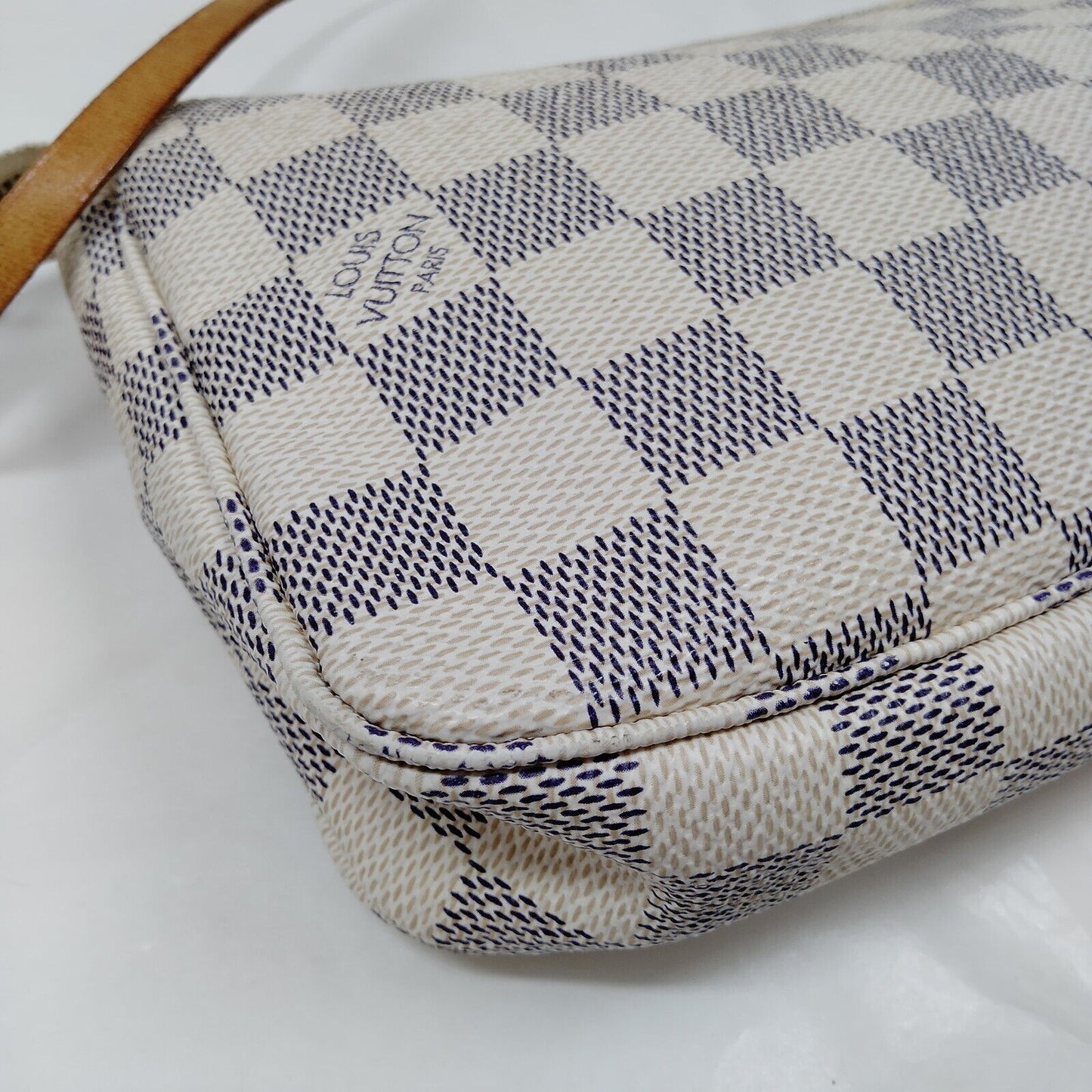 SOLD! Louis Vuitton Damier Azur Pochette