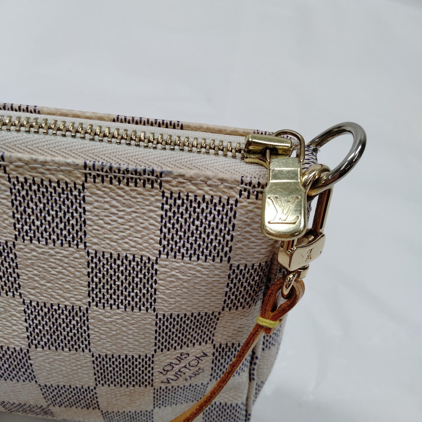 SOLD! Louis Vuitton Damier Azur Pochette