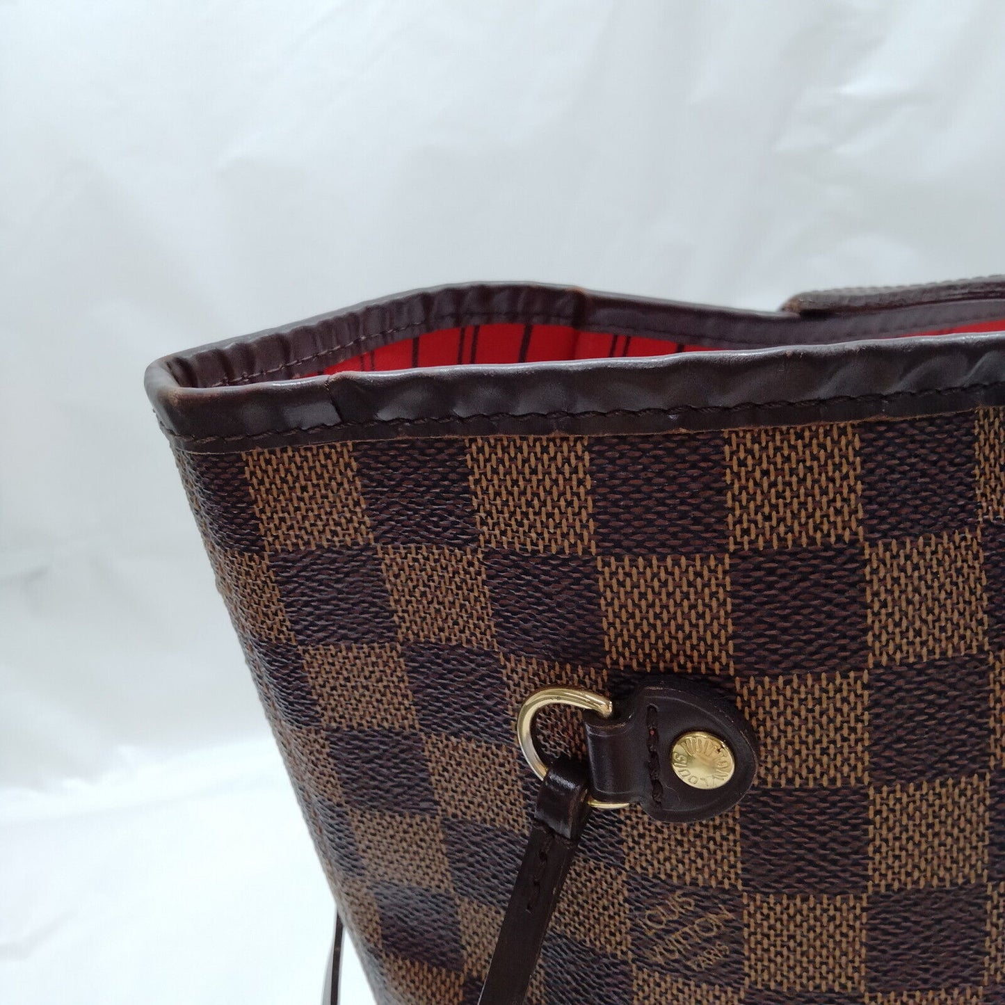 SOLD! Louis Vuitton Damier Ebene Neverfull MM