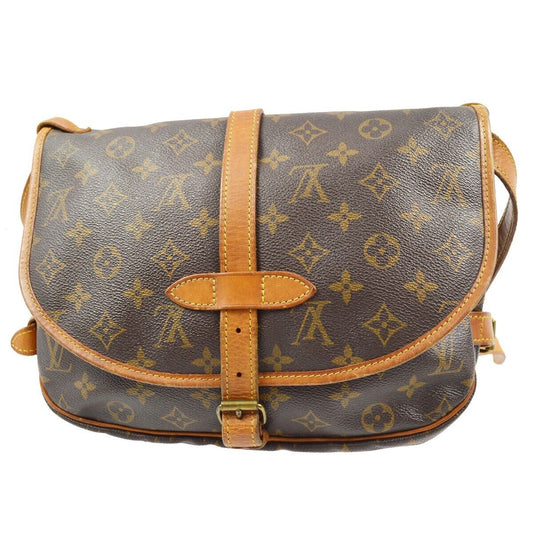 SOLD! Louis Vuitton Monogram Saumur 30 Crossbody