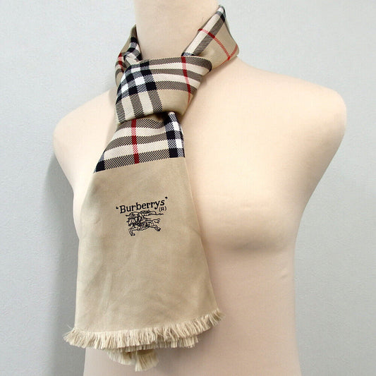 SOLD! Burberry Vintage Silk Scarf