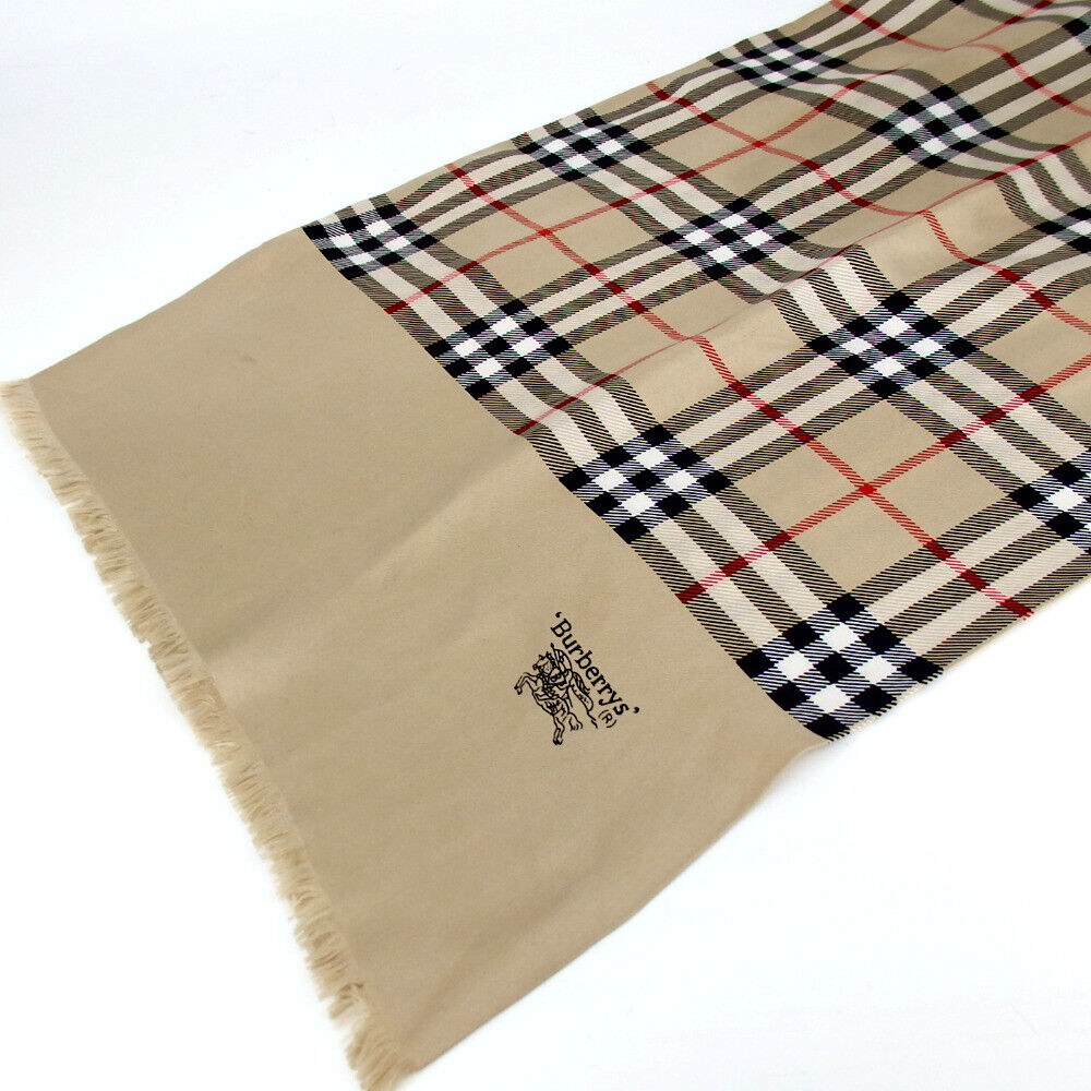 SOLD! Burberry Vintage Silk Scarf