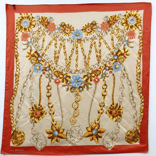SOLD! Celine Silk Scarf