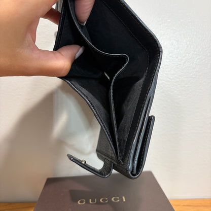 #3228 GUCCI Black Wallet
