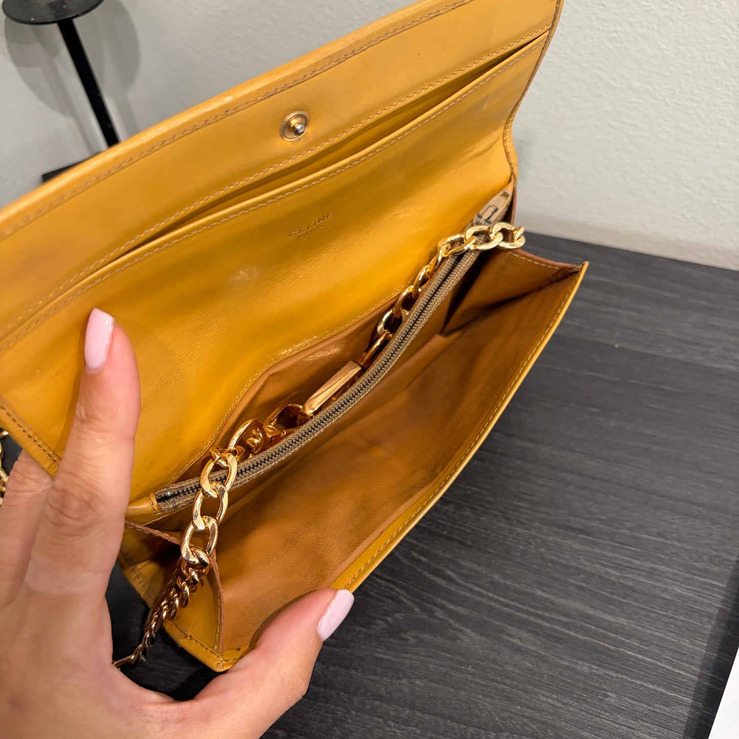 #1704 CELINE Macadam Long Wallet