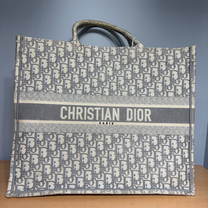 #1177 CHRISTIAN DIOR LARGE BOOK TOTE