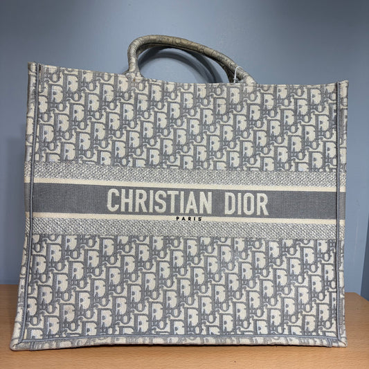 #1177 CHRISTIAN DIOR LARGE BOOK TOTE
