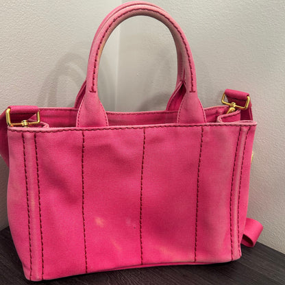 #722 PRADA Canapa Small Tote