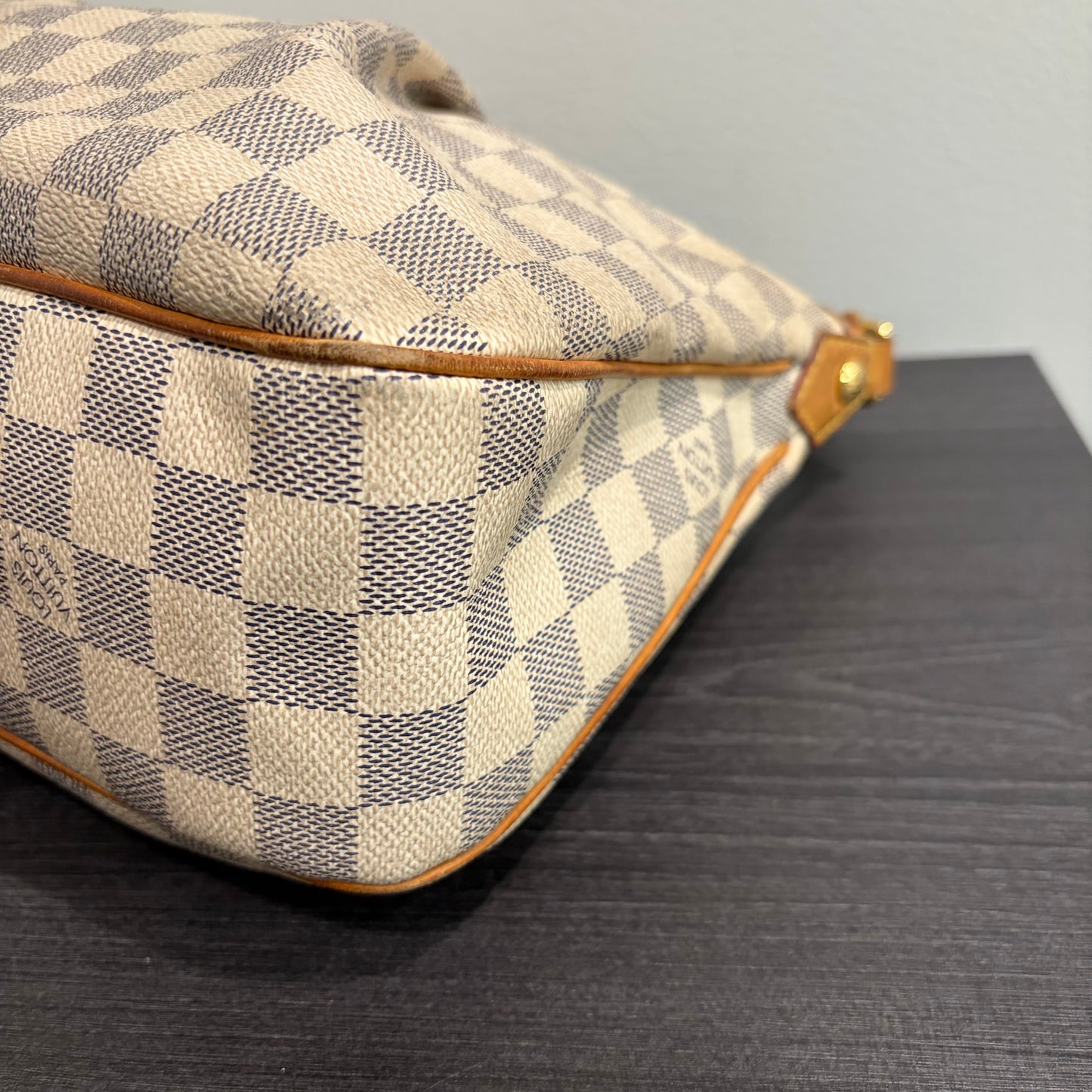 #3203 LOUIS VUITTON Damier Azur Siracusa PM